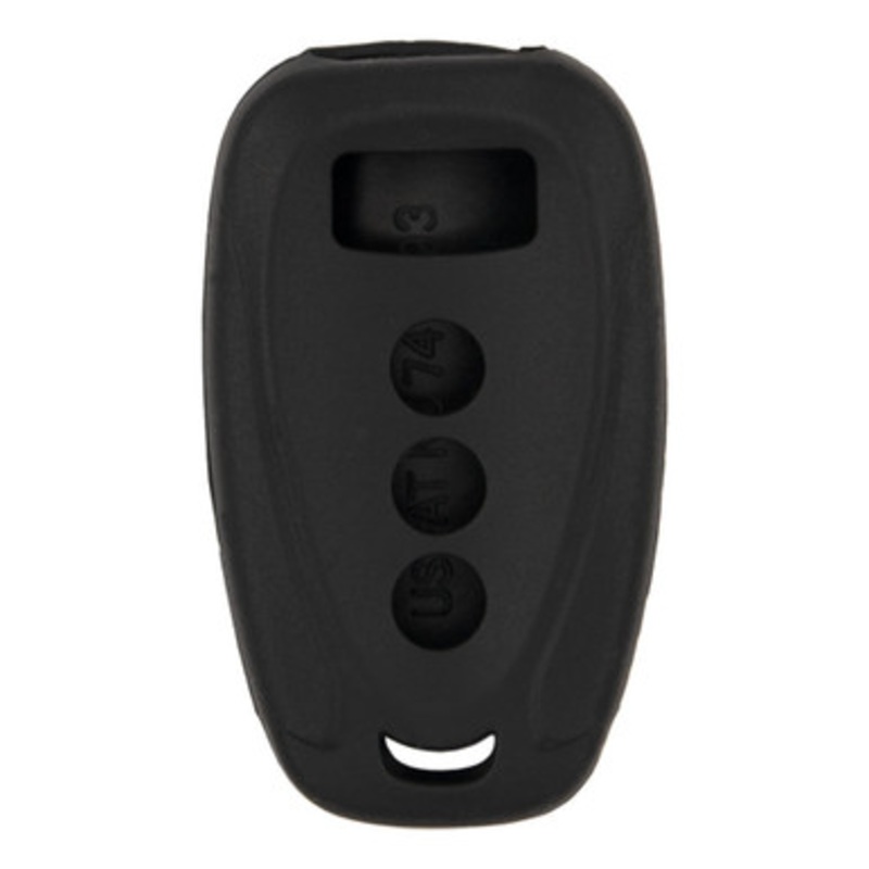 Replacement Silicone Jacket Keyless Remote Cover for GM 4 Button Smart Proximity Keys HYQ4EA HYQ4ES HYQ4AA – Black