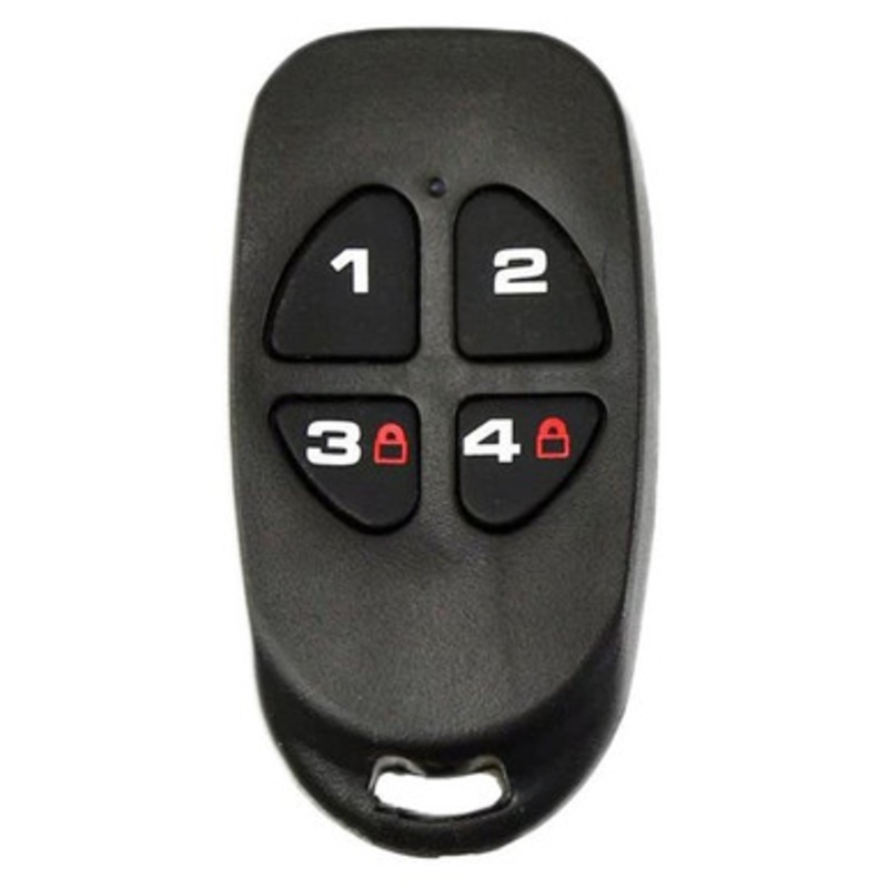 4 Button Remote Key Fob For Alarm Lock Networx