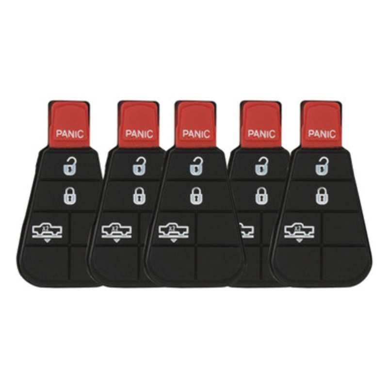 4 Button Replacement Pad for New Style POD Keys Ram GQ4-53T – 5 PACK