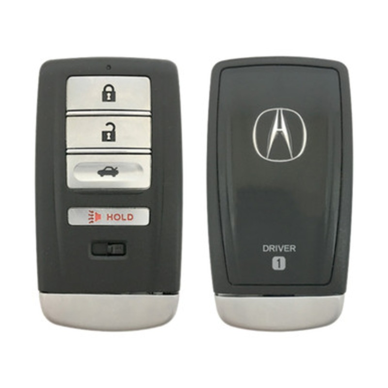 Acura 4 Button Driver 1 Smart Key KR5V21, 72147-TZ3-A22, 433 MHz – Refurbished, Grade A