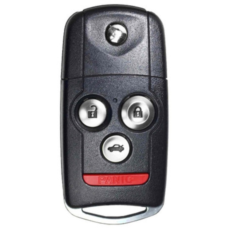 Acura 4 Button Remote Flip Key OUCG8D-439H-A, 35111-SEP-306, 35111-SEP-307, 315 MHz – Refurbished, Grade A