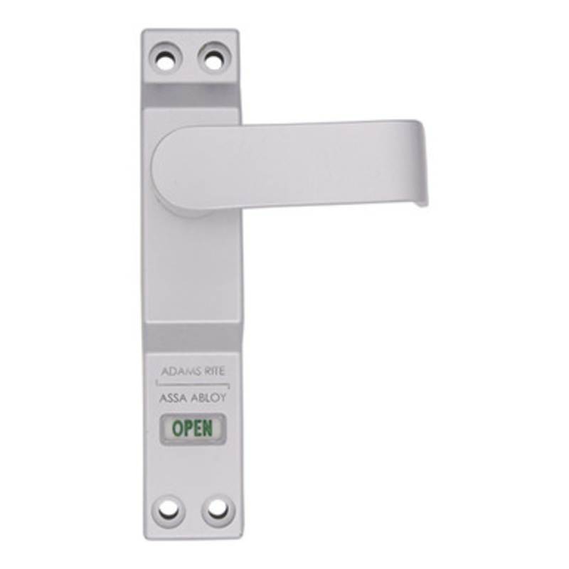 Adams Rite 4550L Lever for MS1850A, MS1850S Deadlocks – Thick Door (1-3/4 to 2 Inch) – Left Hand/Left Hand Reverse – Clear Aluminum
