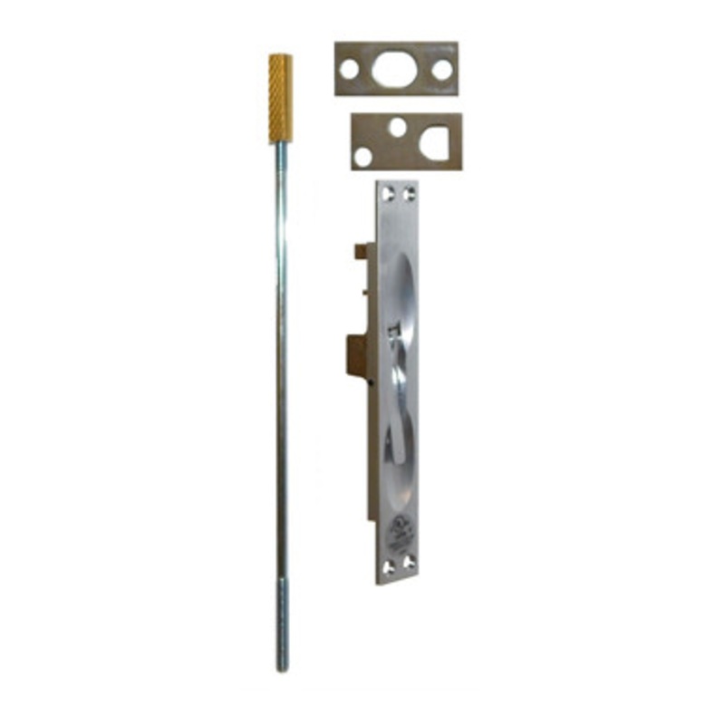 DON-JO Flush Bolt 1555 For Metal Doors Satin Chrome US26D