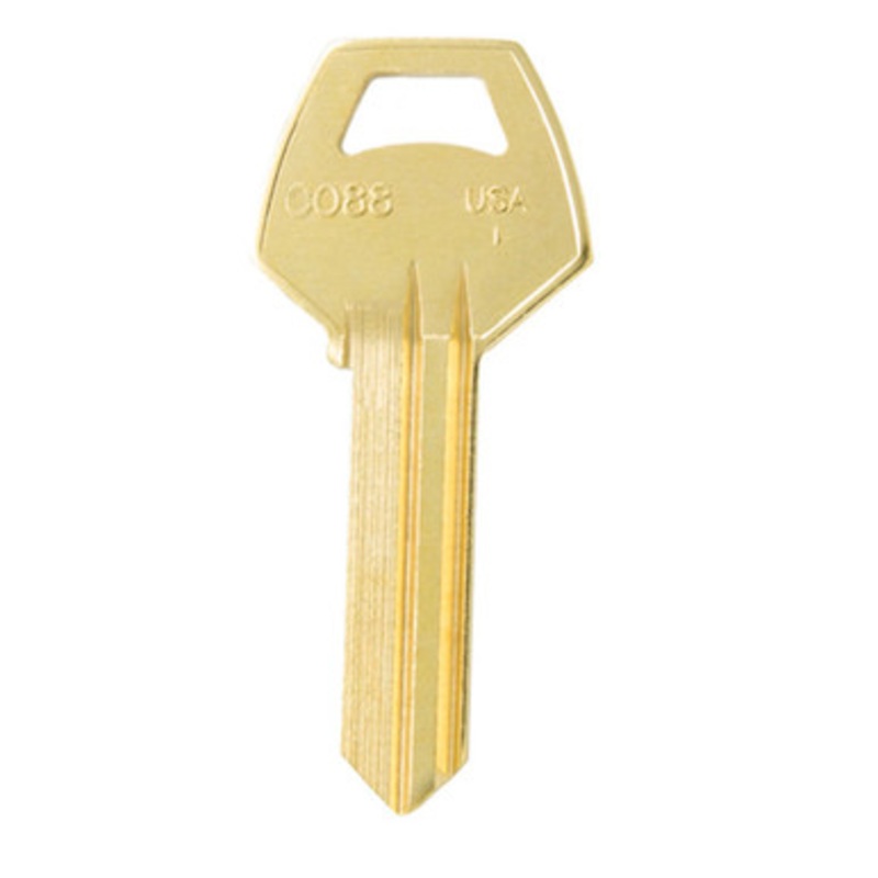 ILCO CO88 A1001EH Corbin Key Blank – Brass – 50 Pack