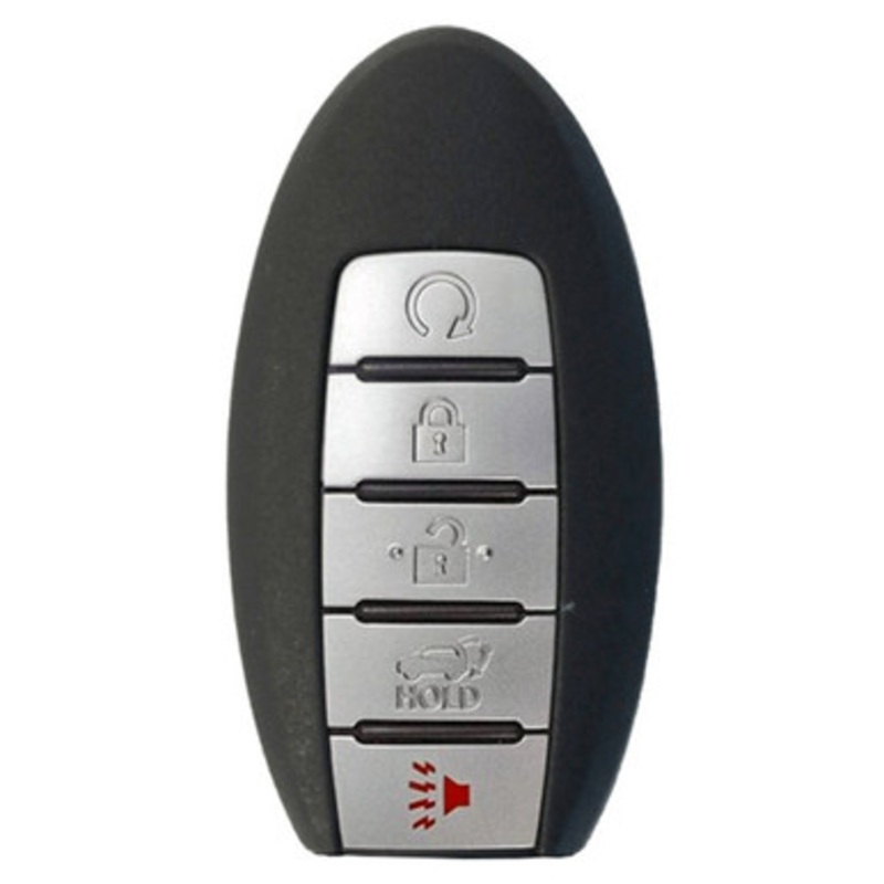 Nissan/Infiniti 5 Button Proximity Key DA34 KR5S180144014 285E3-5AA5A, 285E3-5AA5C, CONTINENTAL: S180144308 – Refurbished, Recase