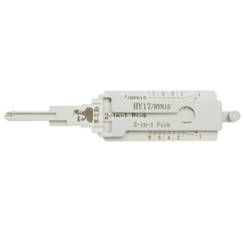 Original Lishi HYN14 HY17 Hyundai Ilco X269 2-in-1 Pick – Door / Trunk – Anti Glare