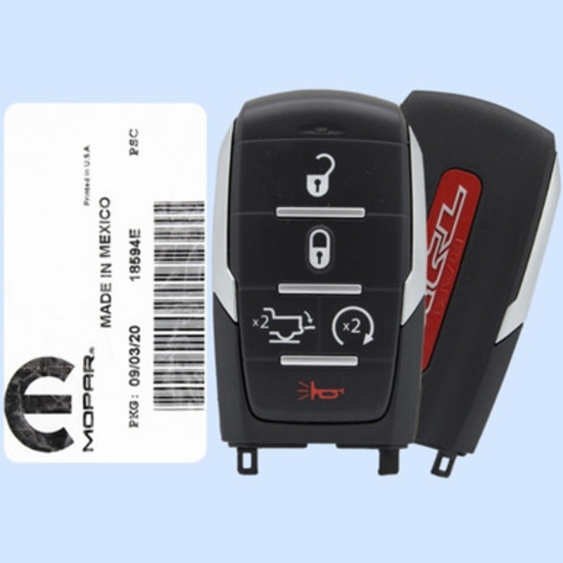 RAM TRX 5 Button Smart Key OHT-4882056, 68584164AA, 433 MHz – New OEM