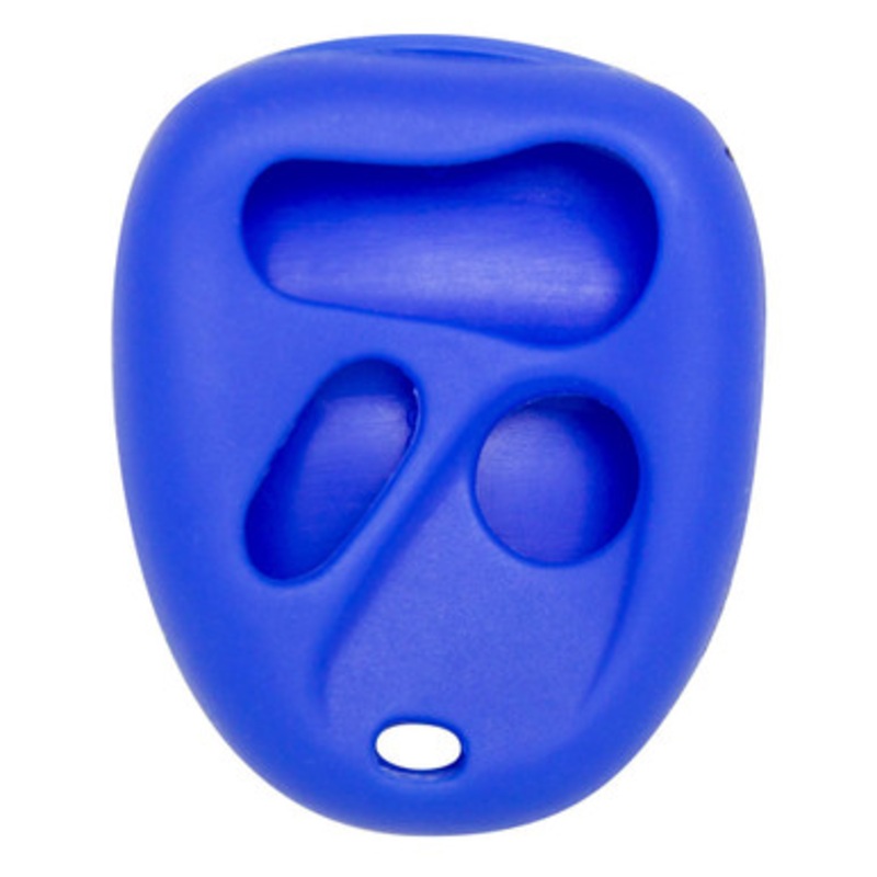 Replacement Silicone Jacket Keyless Remote Cover GMC24 for GM – Blue