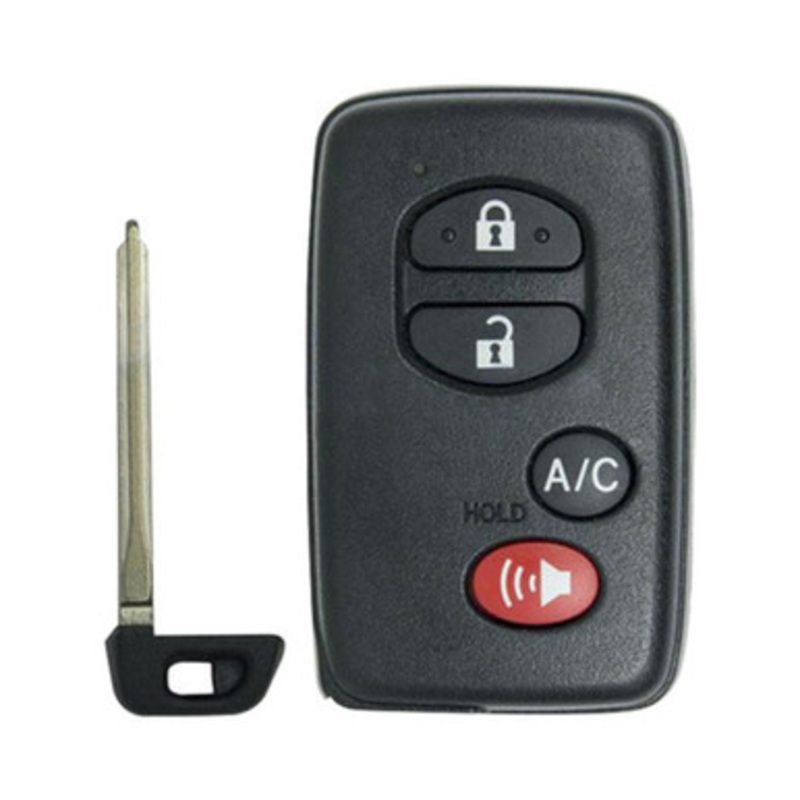 Toyota 4 Button with A/C Proximity Remote Smart Key HYQ14AAB (E Board 3370) 89904-47420 – Refurbished Recase 181384