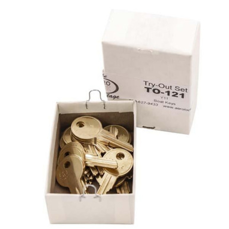Aero Lock Y11 Tryout Keys Boat Ignition Set for Sea Ray, Mastercraft and Sierra – 18 Keys