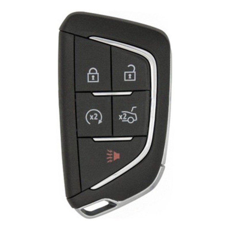 Cadillac 5 Button Smart Key YGOG20TB1, 13536990, 433 MHz – New OEM