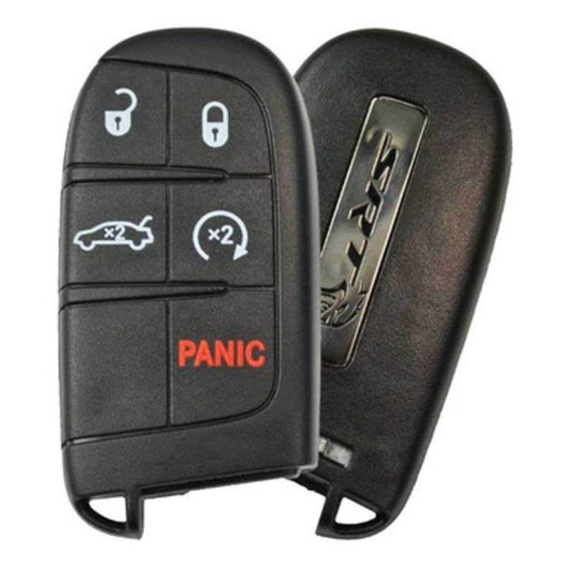 Dodge 5-Button Smart Key M3N-40821302 057076676AH 433 MHz, Refurbished Grade A