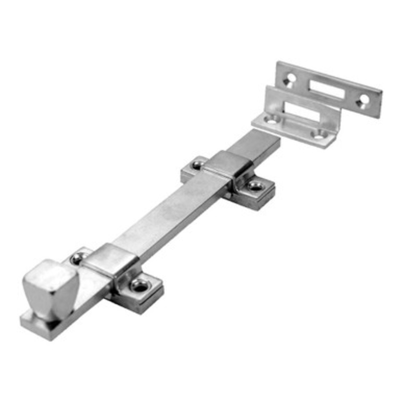 DON-JO Surface Bolt 1580 UL Rated Satin Chrome US26D