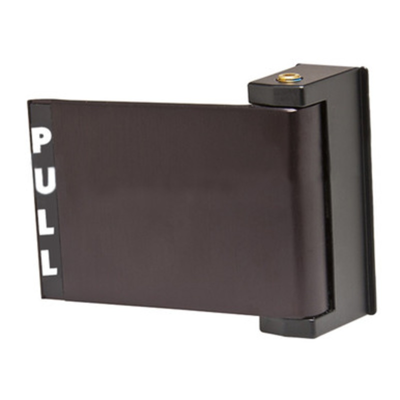 ILCO Storefront Paddle 459 Series – Push To Left – Dark Bronze