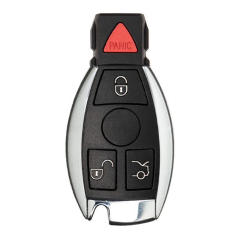 Keyless2Go Replacement Mercedes Benz 4 Button BE Smart Key IYZ-3312, 315 MHz – Premium Aftermarket