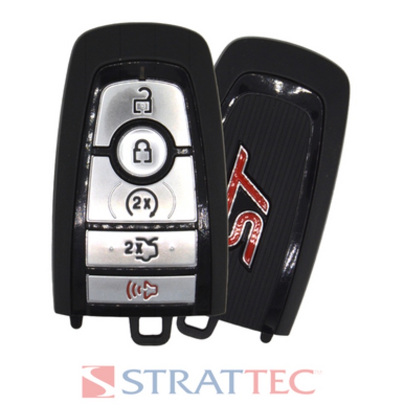 STRATTEC ST Logo (5938441) 164-R8244 5-Button Smart Key for Ford (902 MHZ) – 2 Way
