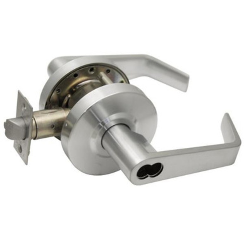 TELL PRO LINE Grade 2 Clutched IC Lever Lock 2-3/4 – Satin Chrome 26D – Entry
