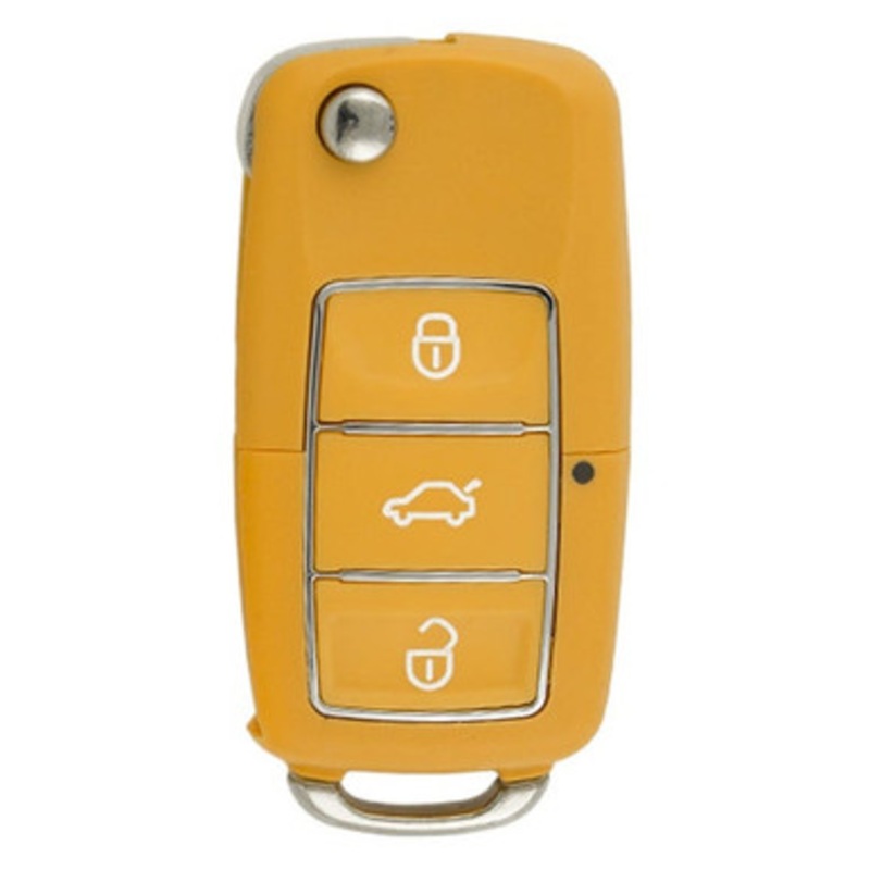 Xhorse VVDI Volkswagen B5 Type Universal Remote Key 3 Buttons Wired – Special – YELLOW