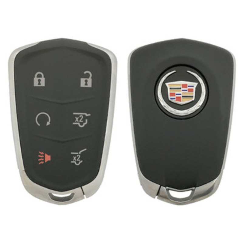 Cadillac 6 Button Smart Key HYQ2EB, 13598512, 433 MHz – Refurbished, Grade A