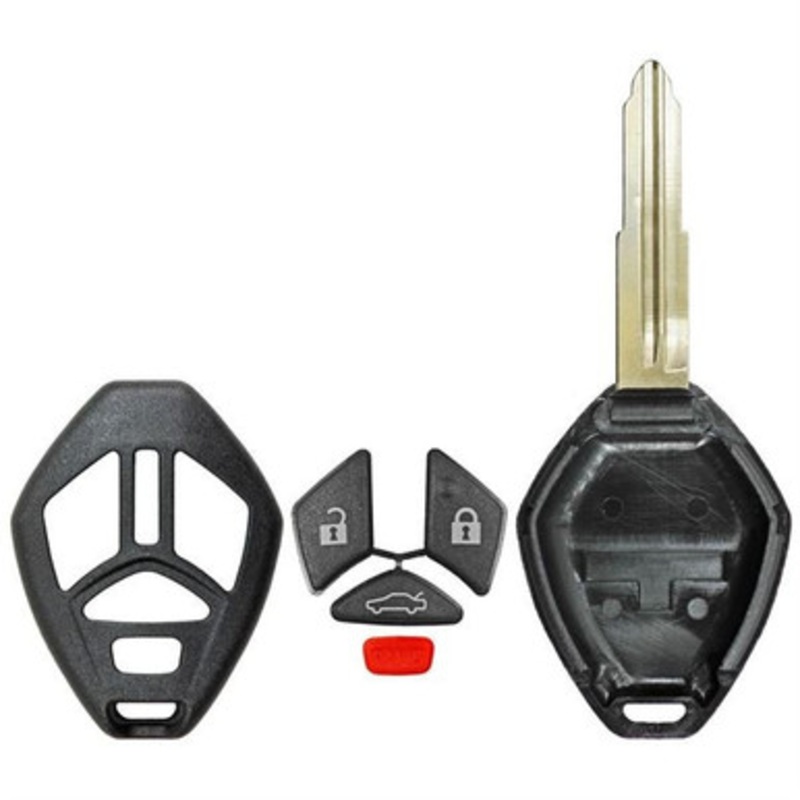 Dura-Shell Replacement Mitsubishi Remote Head Key Shell – MIT3 Keyway, 4 Btn