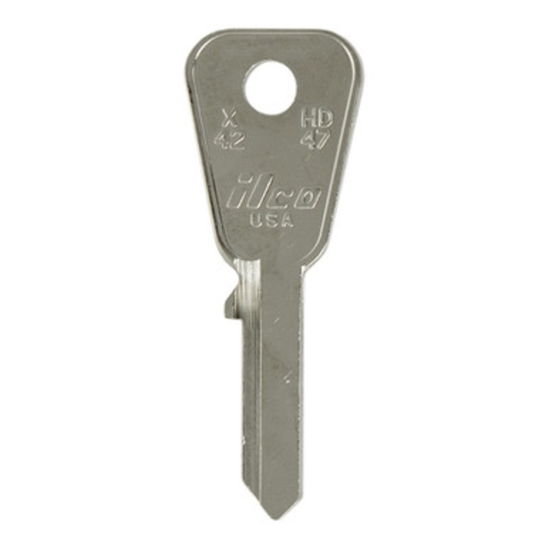 ILCO AF00003142 HD47 Motorcycle Mechanical Key, Pack of 10