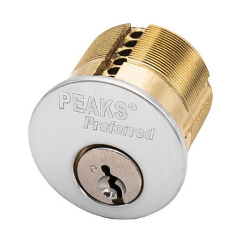 ILCO PEAKS Uncombinated 140 6-pin 11/8 Mortise Cylinder – AR 863A CAM – 8401-1018 – 26D