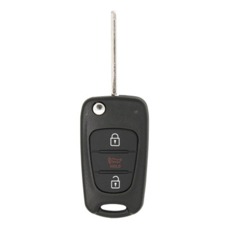 Keyless2Go 3 Button Flip Key Replacement for KIA Soul NYOSEKSAM11ATX (AM11MY) 95430-2K250