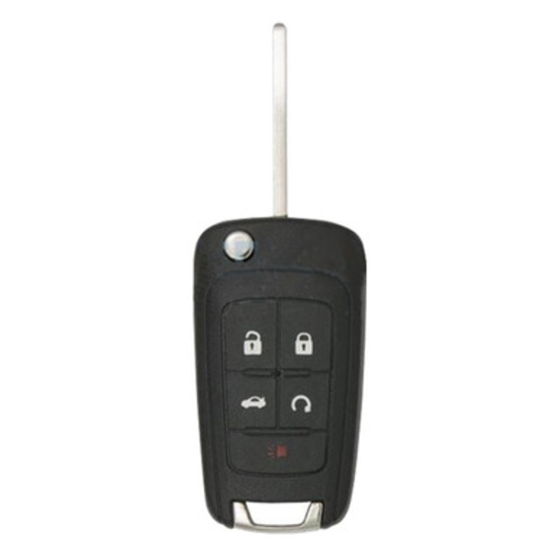Keyless2Go Buick, Chevrolet 5 Button Magic Reusable Proximity Flip Key P409MK74946931, OHT05918179, 315 MHz – Premium Aftermarket