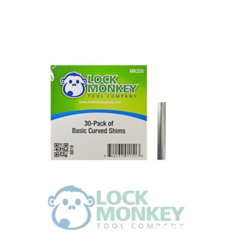 Lock Monkey Basic Curved Shim Pack (30 pieces)