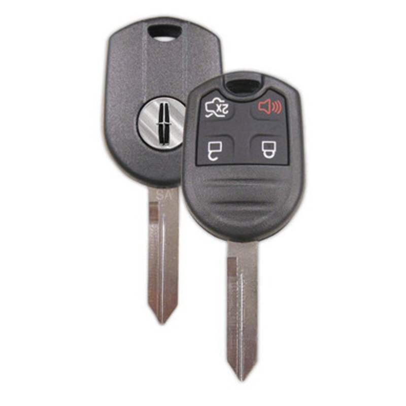 Strattec 5921295 Lincoln 4 Button Remote Head Key 164-R8096 SA Blade