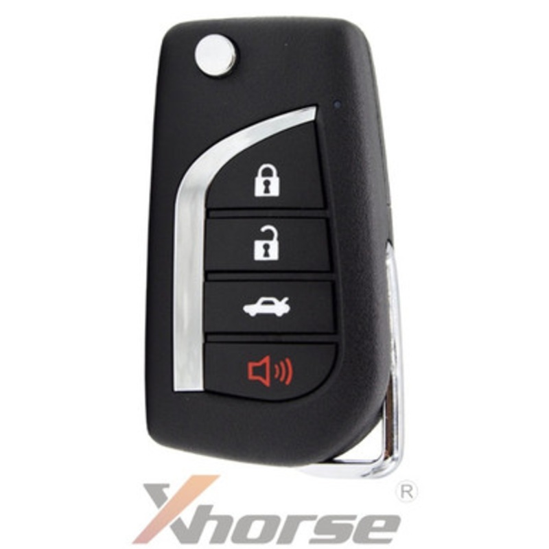 XHORSE 4 Button Universal Remote Flip Key, XKTO10EN