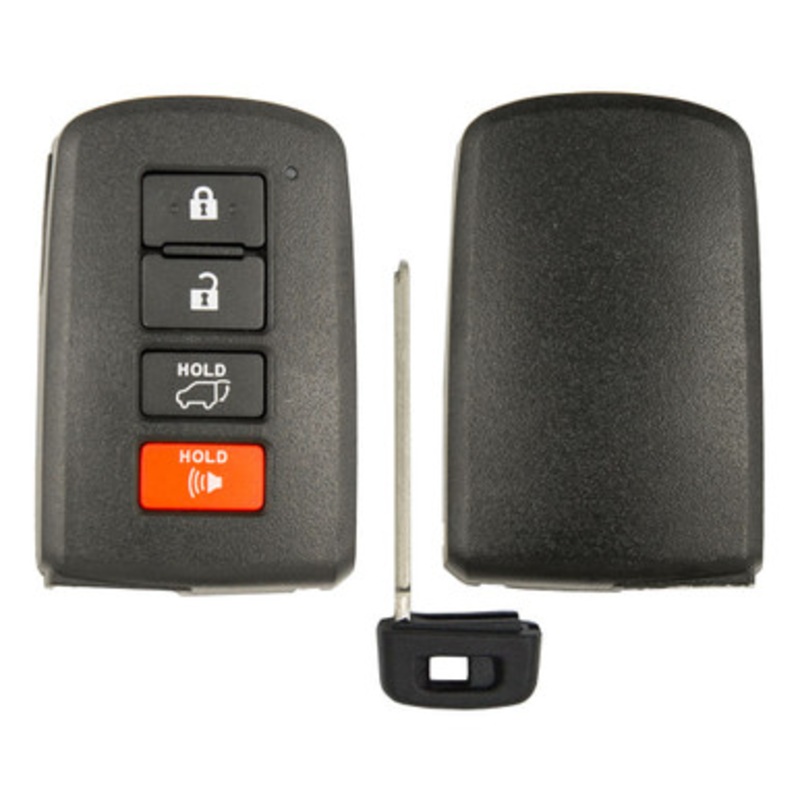 4 Button Shell For Toyota Smart Proximity Remote Key HYQ14FBA
