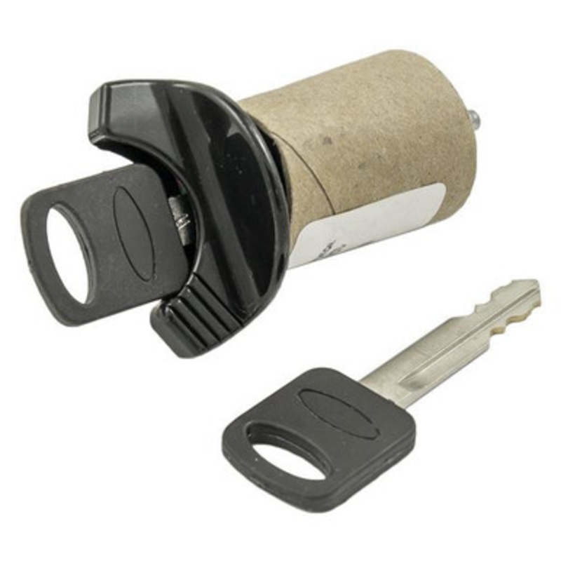 ASP C-42-140 Ford 10-Cut Ignition Lock with Large Ears Black – Coded