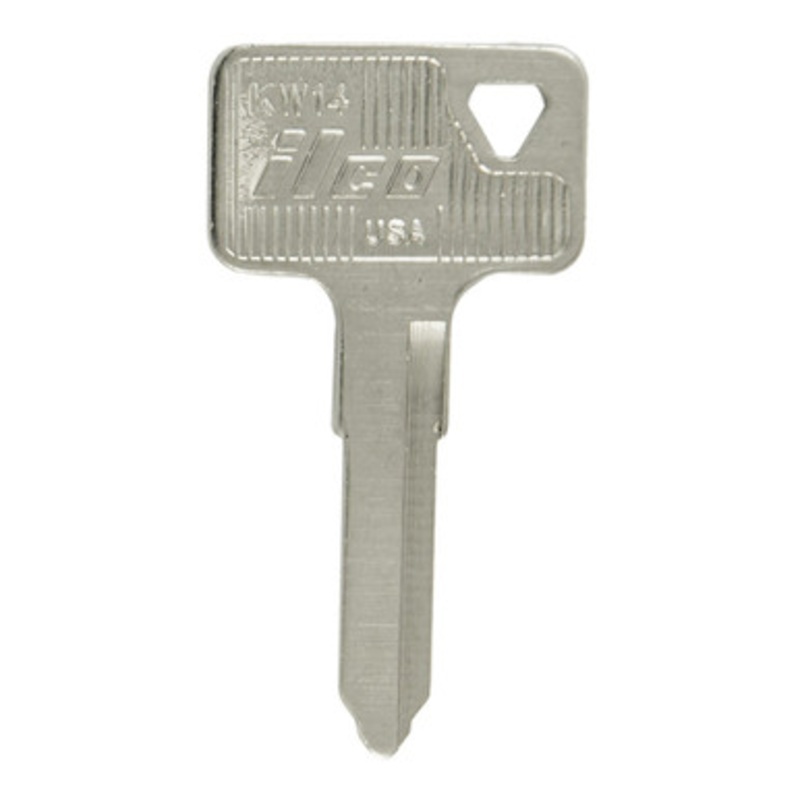 ILCO AF00006972 KW14 Motorcycle Mechanical Key, Pack of 10