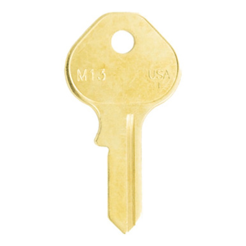 ILCO M13 1092DS Master Padlock Key Blank – Brass – 50 Pack