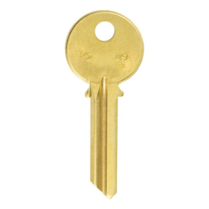 ILCO Y2 EZ Yale Key Blank – Brass – 50 Pack