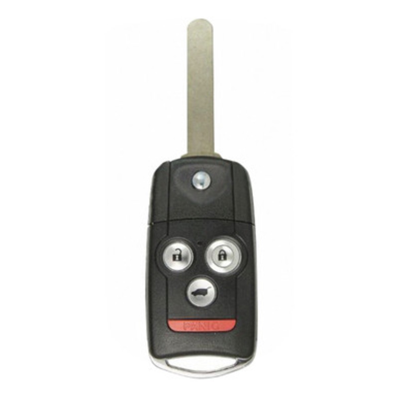 Keyless2Go 4 Button Flip Remote Key Replacement for Acura N5F0602A1A / 35111-STX-329 / 35111-STX-326