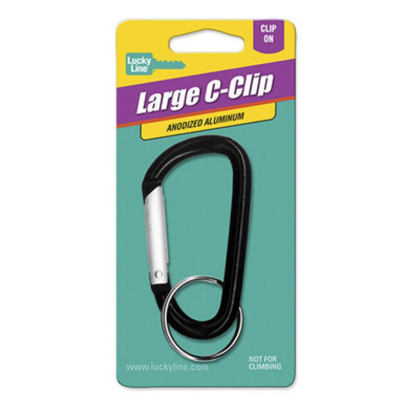 Lucky Line Large C-CLIP Assorted – 5 Pcs – Carded