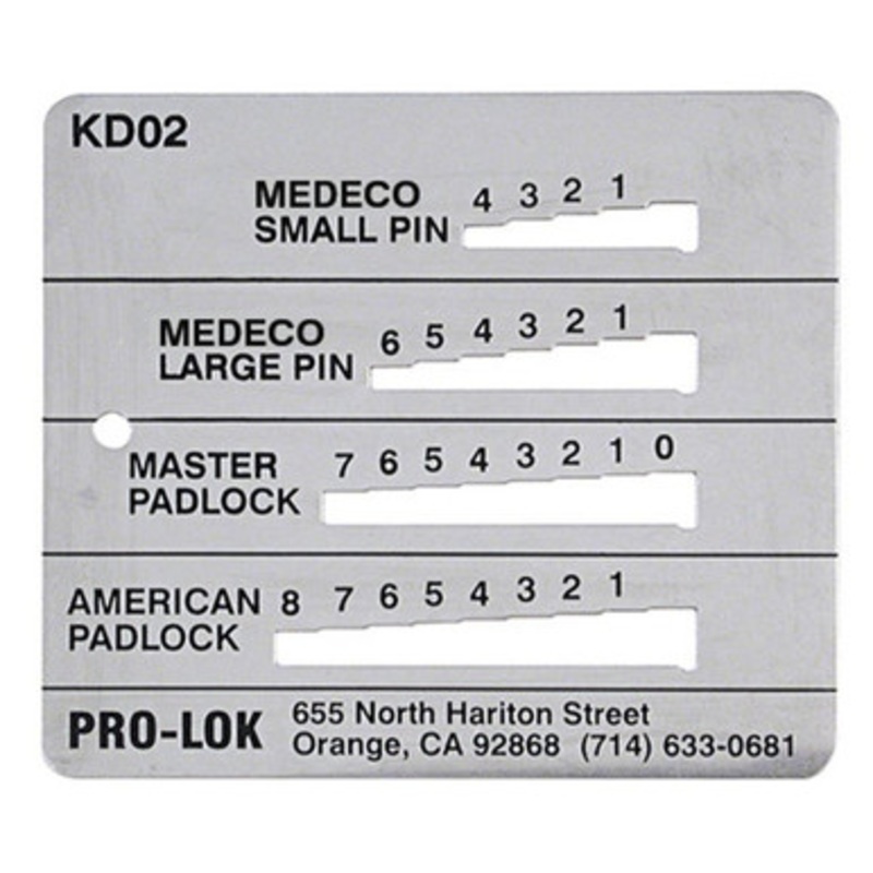 PRO-LOK Key Decoder – Medeco, Master & American