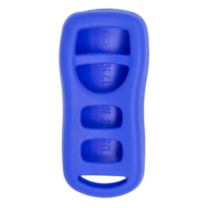 Replacement Silicone Jacket Keyless Remote Cover NSSNF24 for Nissan – Blue