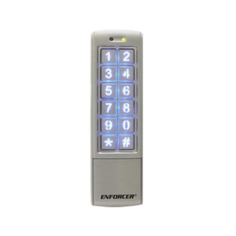 Seco-Larm Weatherproof Stand-Alone Mullion-Style Keypad