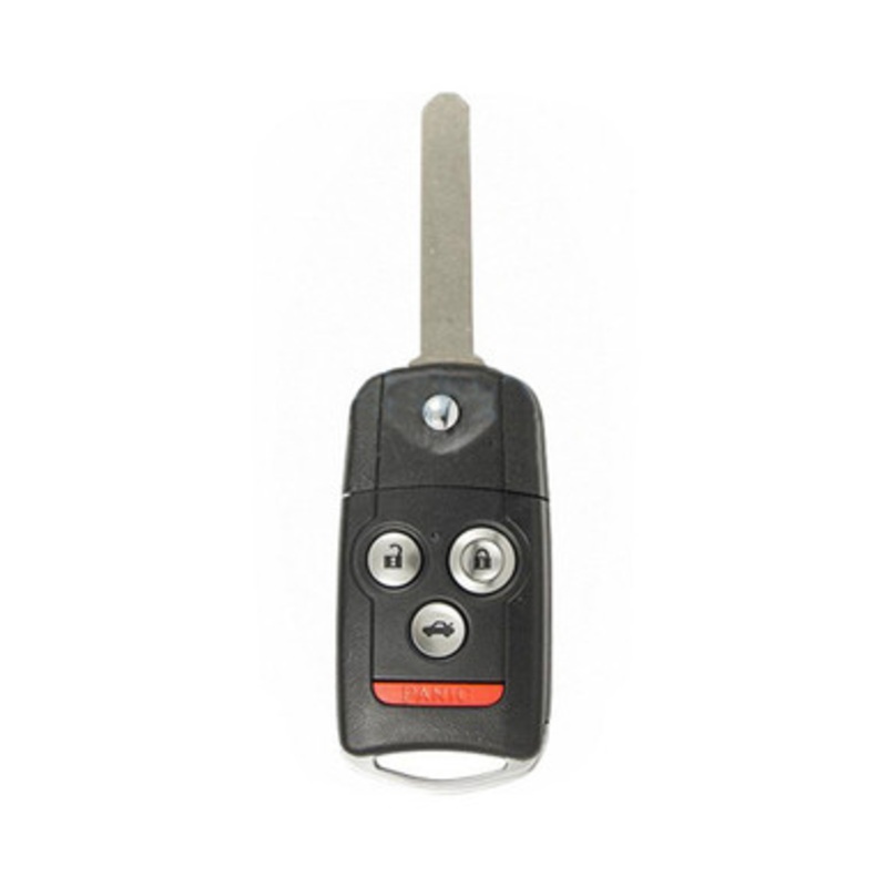 Acura 4 Button No Memory Remote Flip Key OUCG8D-439H-A, 315 MHz – Refurbished, Recase