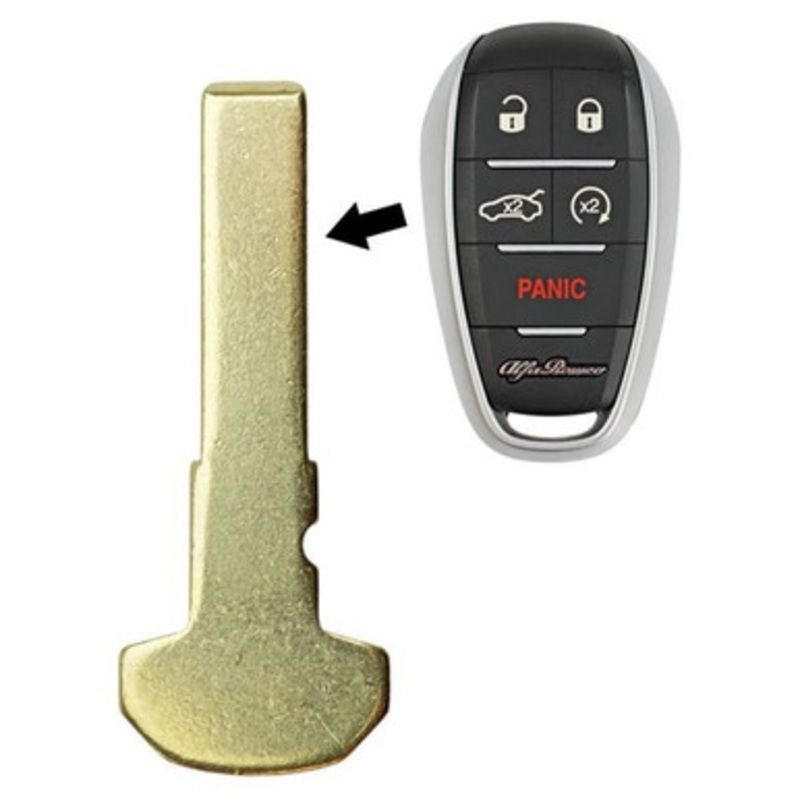 Alfa Romeo Emergency Insert Key Blade 68465851AA, SIP22 – Aftermarket