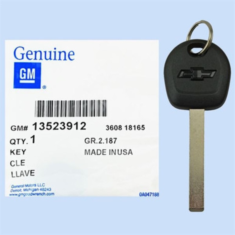 Chevrolet B119-PT Transponder Key, 13523912, Philips ID 46 – New, OEM