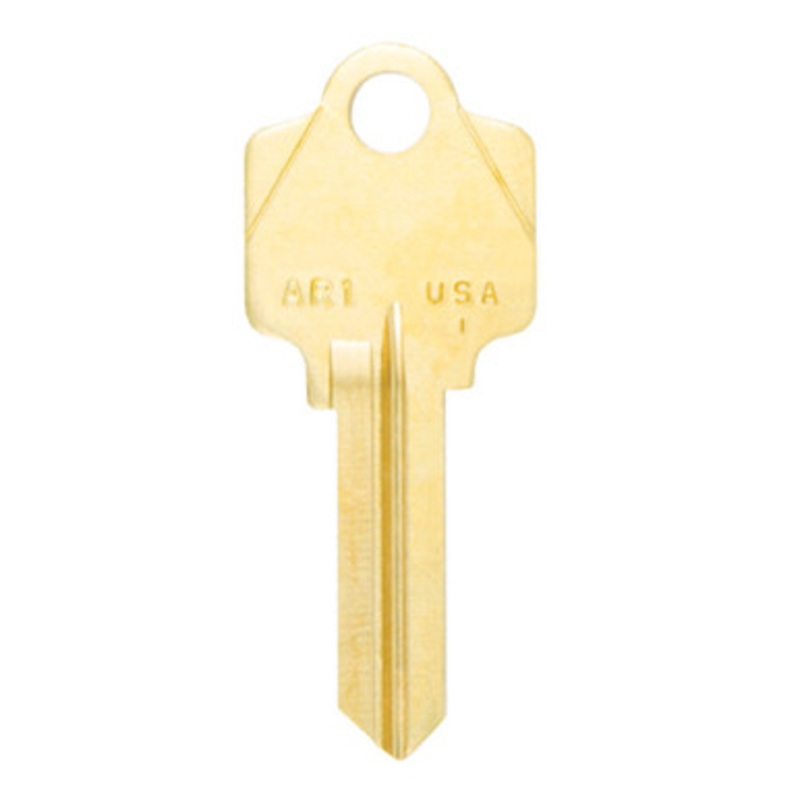ILCO AR1 1179 Key Blank for Arrow Locks – Brass – 50 Pack