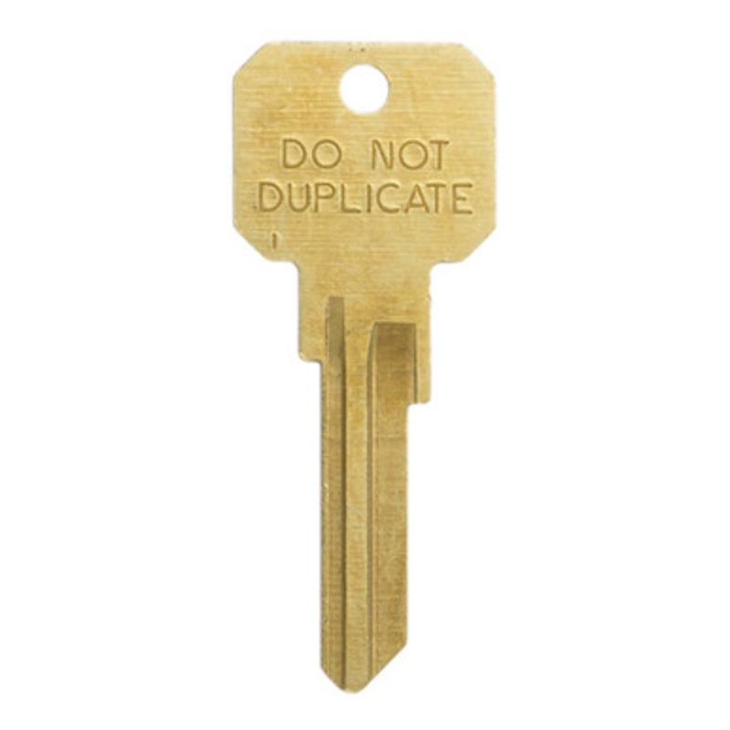 ILCO KW1 DND Kwikset Do Not Duplicate Key Blank – Brass – 50 Pack