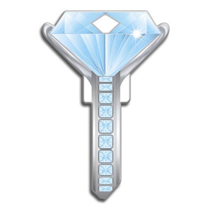Lucky Line Key Shapes Diamond Ring  – 5 Pack – Schlage SC