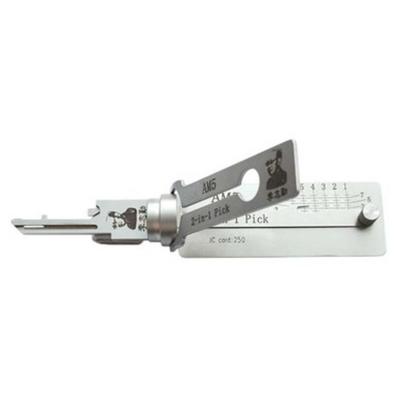 Original Lishi 2 in 1 Pick for American Lock Padlocks AM5 – Anti-Glare