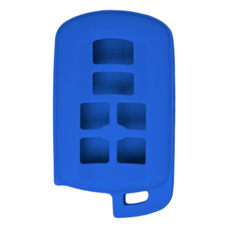 Replacement Silicone Jacket Keyless Remote Cover TYOTAG86 for Toyota Sienna 6 Button Smart Key Proximity Remote FCC ID: HYQ14ADR – Blue