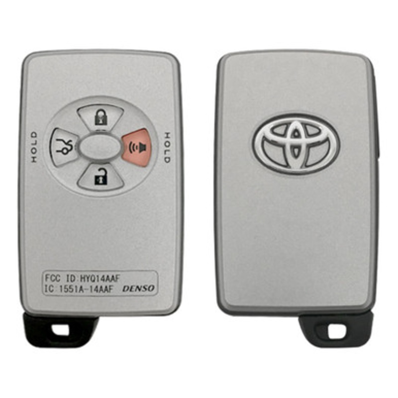 Toyota 4 Button Proximity Remote Smart Key HYQ14AAF 89904-07030 – Refurbished A 181346